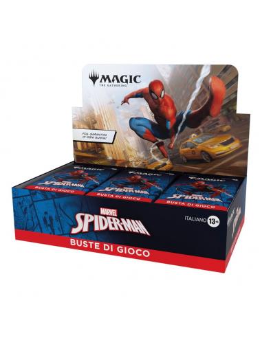 Magic the Gathering Marvel's Spider-Man Caja de Sobres de Juego (30) italiano