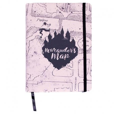 Cuaderno A5 premium Marauders Map Harry Potter - Imagen 1