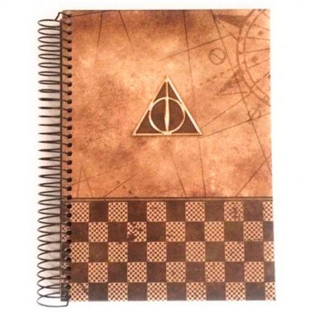 Cuaderno A5 Reliquias de la Muerte Harry Potter