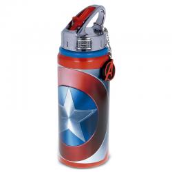 Botella sport aluminio Shield Capitan America Marvel - Imagen 1