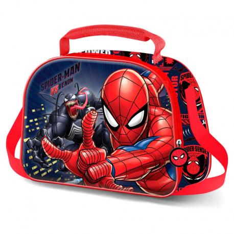 Bolsa portameriendas 3D Spiderman Marvel