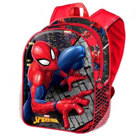 Mochila 3D Wall Spiderman Marvel 31cm