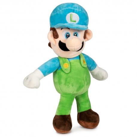 Peluche Luigi Azul Super Mario Bros soft 35cm - Imagen 1
