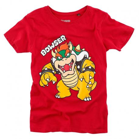 Camiseta Kids Bowser Super Mario Nintendo