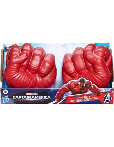 Super puños Hulk Rojo Capitan America Brave New World Marvel