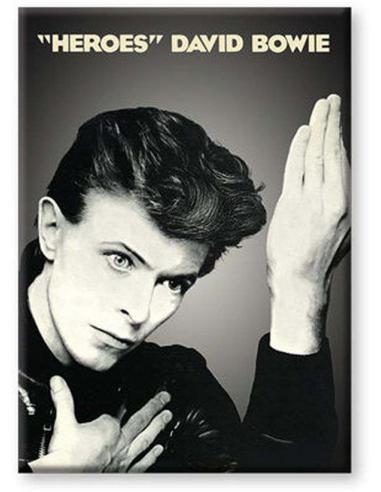 BOWIE HEROES FLAT MAGNET