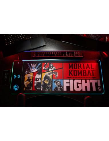 Mortal Kombat Alfombrilla de ratón con cargador para móvil