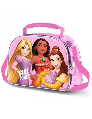 Bolsa portameriendas 3D Princesas Disney