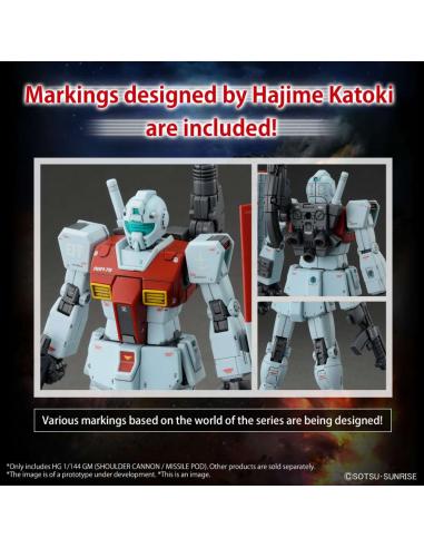 HG GM SHOULDER CANNON / MISSILE POD 1/14