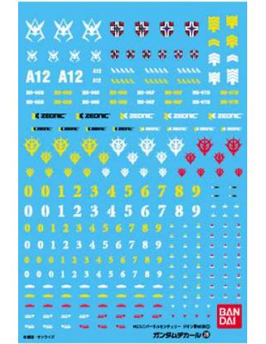 GUNDAM DECAL 28 HG MULTI USE ZEON MS 1