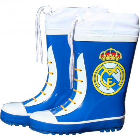 Botas agua azules cierre ajustable Real Madrid - Imagen 1