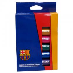 Caja temperas FC Barcelona en barra - Imagen 1