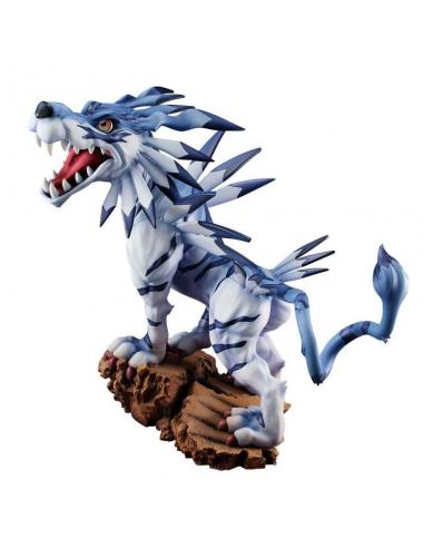 DIGIMON GARURUMON BATTLE GEM STATUE