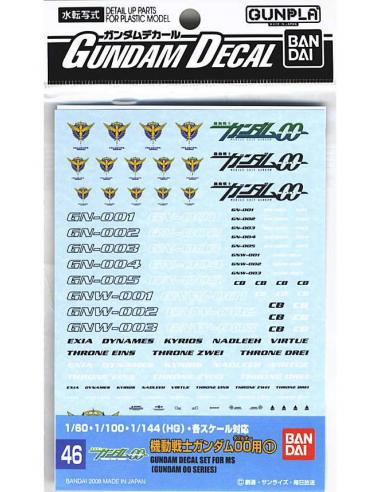GUNDAM DECAL 46 OO MULTI 1 GD46