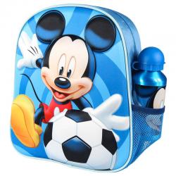 Mochila 3D Mickey Disney + cantimplora 31cm - Imagen 1
