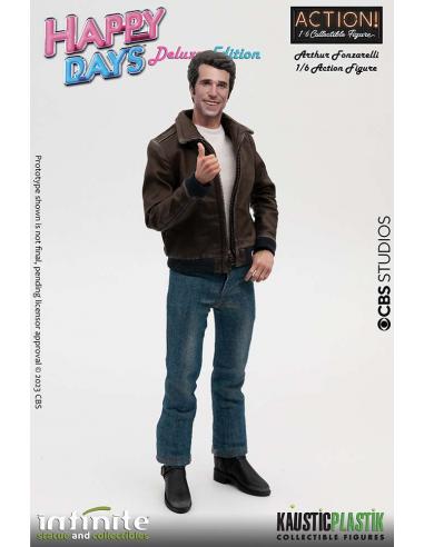 FONZIE HAPPY DAYS W/JUKE-BOX 1/6 AF DLX