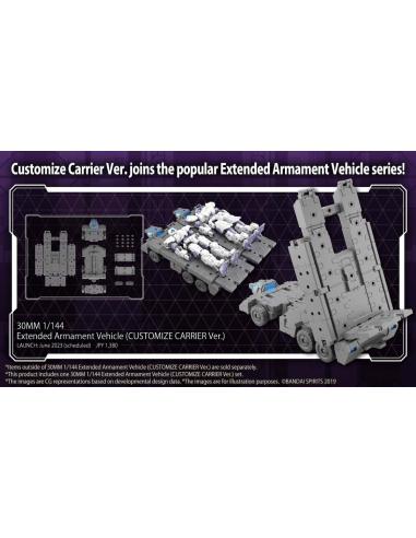 30MM EX ARM VEHICLE CUST CARRIER 1/144