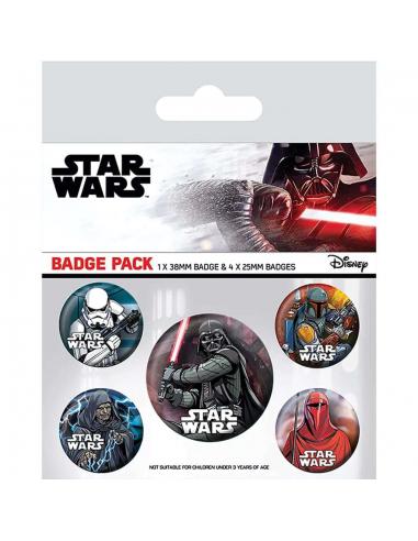 STAR WARS (DARK SIDE) BADGE PACK