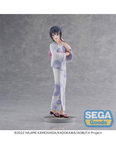 Rascal Does Not Dream of Bunny Girl Senpai Estatua Luminasta PVC Mai Sakurajima Yukata 22 cm