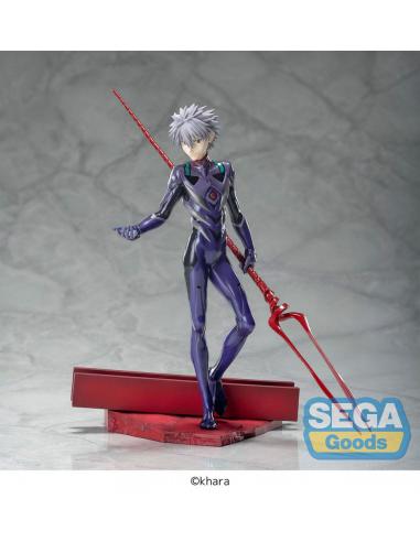Evangelion: 3.0+1.0 Thrice Upon a Time Estatua Luminasta PVC Kaworu Nagisa x Spear of Longinus 21 cm