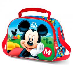 Bolsa portameriendas 3D Lets Go Mickey Disney