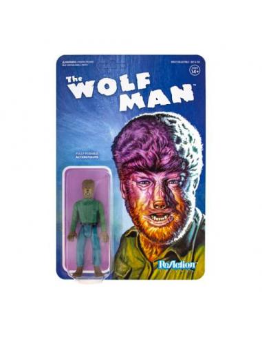UNIVERSAL MONSTERS WOLF MAN REACTION FIG