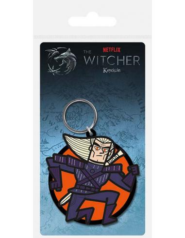 THE WITCHER GERALT RUBBER KEYCHAIN