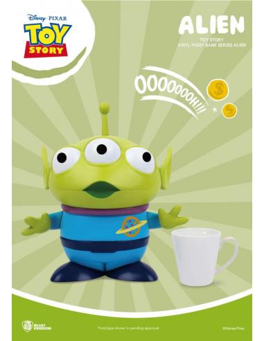 TOY STORY LARGE VINYL PIGGY BANK ALIEN