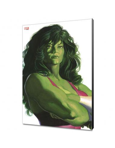ALEX ROSS SHE HULK WOOD PANEL