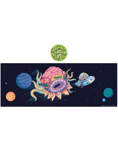 RICK & MORTY DESKPAD & COASTER SET