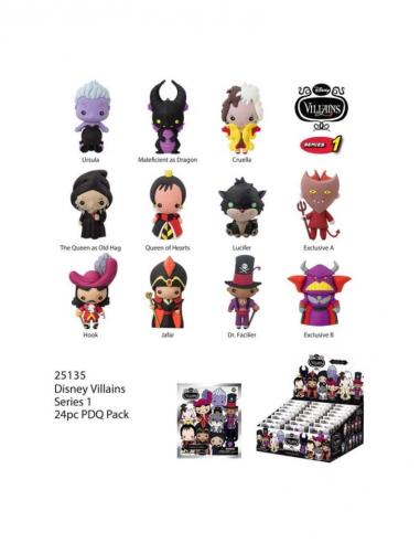 DISNEY VILLAINS BAG CLIP BLIND DISPL(24)