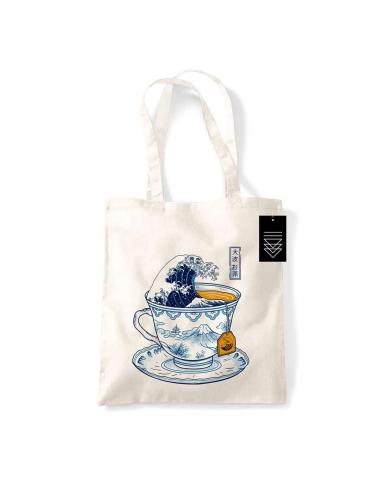 VINCENT TRINIDAD GREAT KANA TEA TOTE BAG