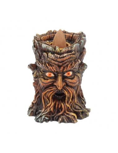 GREEN MAN TREE SPIRIT OAK INCENSE BURNER