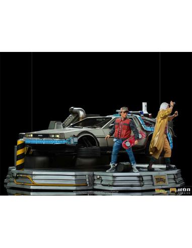 BTTF 2 DELOREAN FULL DLX SET 1/10 ART ST