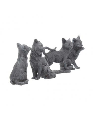 LUCKY BLACK CATS MINIFIGURE DISPLAY (24)