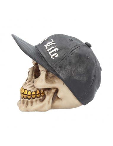 THUG LIFE SKULL ORNAMENT 16CM