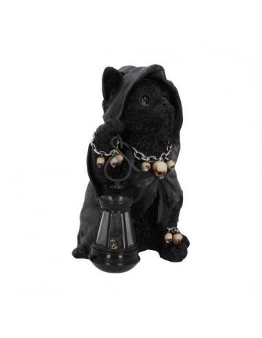 REAPERS FELINE LANTERN GRIM REAP CAT FIG