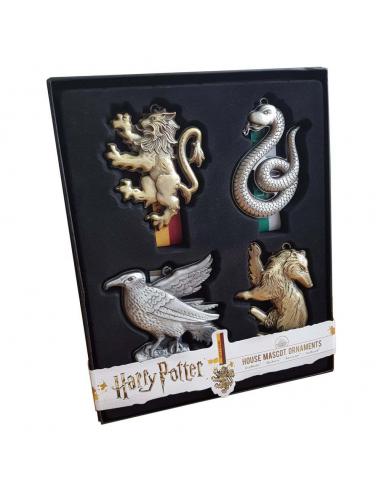 HP HOUSE MASCOT ORNAMENTS SET