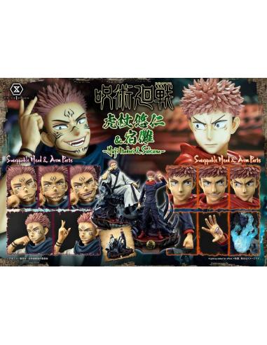 JUJUTSU KAISEN YUJI E SUKUNA STATUE SET