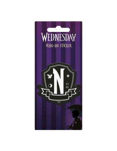 WEDNESDAY NEVERMORE IRON-ON STICKER