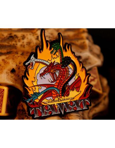 D&D CARTOON-40TH ANN.TIAMAT PIN BADGE