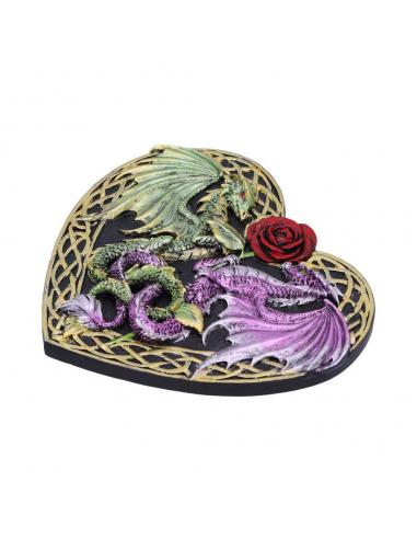DRAGON LOVE HEART INCENSE BURNER