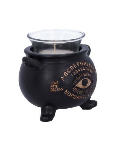 ALL SEEING CAULDRON CANDLE HOLDER 9CM