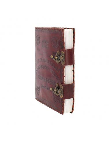 LEATHER DIARY EMBOS SPIRIT BOARD & LOCK