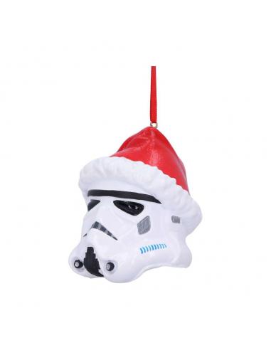 STORMTROOPER SANTA HAT HANGING ORNAMENT 