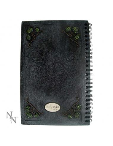 NOTEBOOK RESIN SPIRAL COVER IVY PENTAGRM
