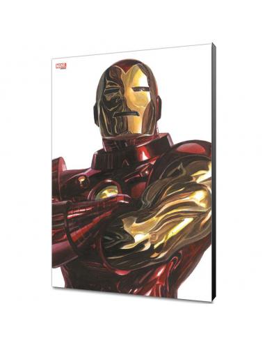 ALEX ROSS IRON MAN WOOD PANEL
