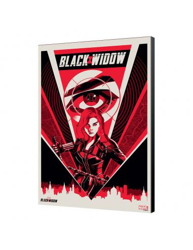 BLACK WIDOW MOVIE MOSCOW WOOD PANEL
