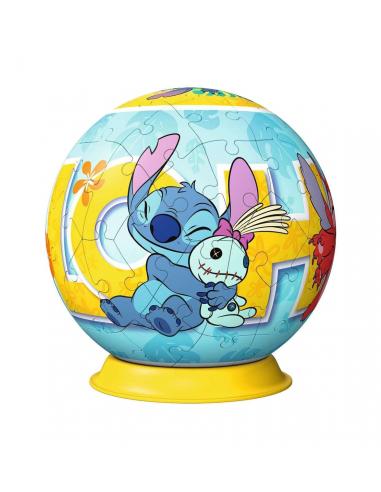 Disney Stitch Puzzle 3D Puzzle-Ball Stitch (73 piezas)