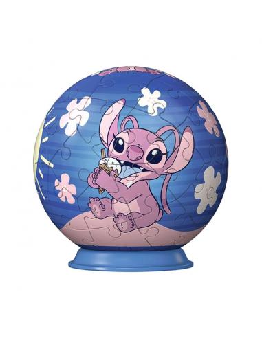 Disney Stitch Puzzle 3D Puzzle-Ball Angel (55 piezas)